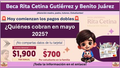 Beca Rita Cetina Gutiérrez y Benito Juárez: Hoy comienzan los pagos dobles ¿Quiénes cobran en mayo 2025?
