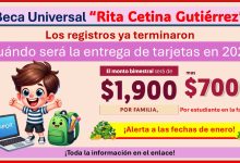 Beca “Rita Cetina Gutiérrez” – Los registros ya terminaron ¿Cuándo será la entrega de tarjetas en 2025?