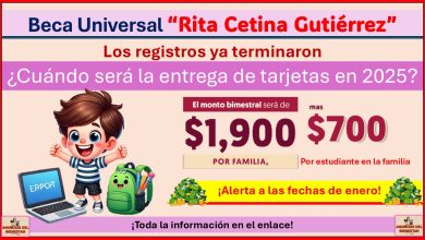 Beca “Rita Cetina Gutiérrez” – Los registros ya terminaron ¿Cuándo será la entrega de tarjetas en 2025?