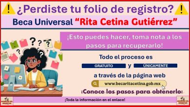 Beca Rita Cetina: ¿Perdiste tu folio de registro? ¡Esto puedes hacer, toma nota a los pasos para recuperarlo!