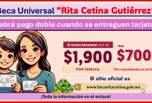 Beca Universal “Rita Cetina Gutiérrez” - ¿Habrá pago doble cuando se entreguen tarjetas?