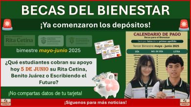 Beca del Bienestar: ¿Qué estudiantes cobran su apoyo hoy 5 de junio 2025 su Rita Cetina, Benito Juárez o Escribiendo el Futuro?