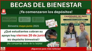 Becas Benito Juárez Beneficiarios con estas letras reciben su apoyo hoy viernes 20 de junio 2025