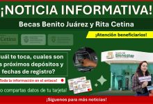 Becas Benito Juárez: ¿Cuál te toca, cuales son los proximos depósitos y fechas de registro?