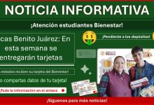 Becas Benito Juárez: En esta semana se entregarán tarjetas ¡Estos estados recibe su tarjeta del Bienestar!