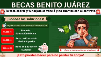 Becas Benito Juárez ¿Te toca cobrar y tu tarjeta se venció y no cuentas con el contrato? ¡Esto puedes hacer para no perder tu apoyo!