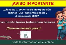 Becas Benito Juárez tiene un mensaje importante para la familia solicitante de la Beca Benito Juárez (educación básica) ¡Continua con el proceso!