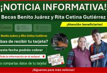 Becas Benito Juárez y Rita Cetina Gutiérrez: ¿Acabas de recibir tu tarjeta? En esta fecha podrás cobrar