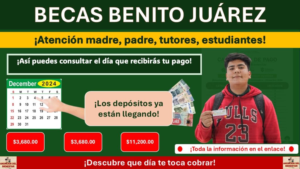 Becas Benito Juárez - ¡Así puedes consultar el día que recibirás tu pago!