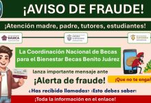 Becas Benito Juárez— La Coordinación Nacional de Becas para el Bienestar Becas Benito Juárez lanza importante mensaje ante ¡Alerta de fraude!