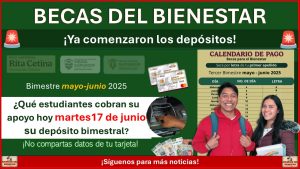 Becas Rita Cetina y Benito Juárez: Continúan los pagos este martes 17 de junio de 2025 ¿Estas en la lista de beneficiarios?