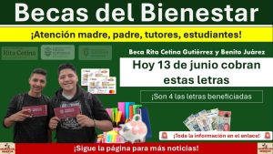 Becas Rita Cetina y Benito Juárez: Estos estudiantes reciben su depósito hoy 13 de junio 2025 ¡Son 4 letras las beneficiadas!