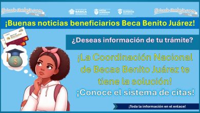 Becas para el Bienestar Benito Juárez - ¿Deseas información de tu trámite? ¡Conoce el sistema de citas! La Coordinación Nacional de Becas para el Bienestar Benito Juárez está para atenderte