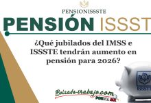 ¿Qué jubilados del IMSS e ISSSTE tendrán aumento en pensión para 2026?