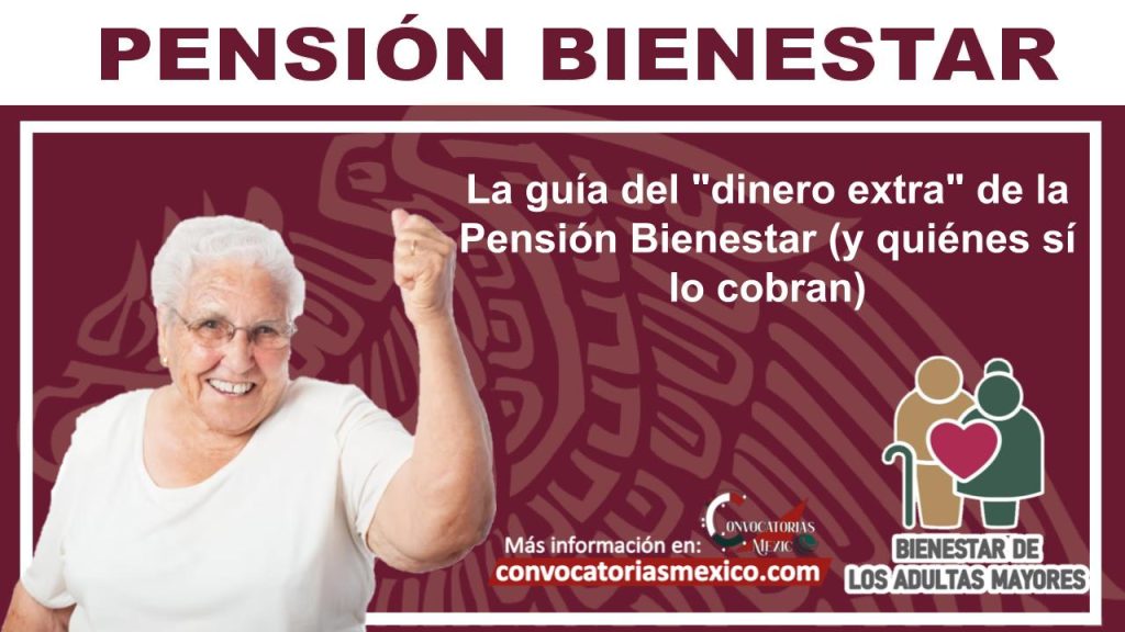 La guía del "dinero extra" de la Pensión Bienestar (y quiénes sí lo cobran)
