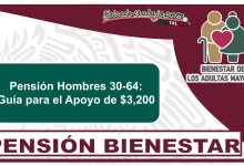 Pensión Hombres 30-64: Guía para el Apoyo de $3,200