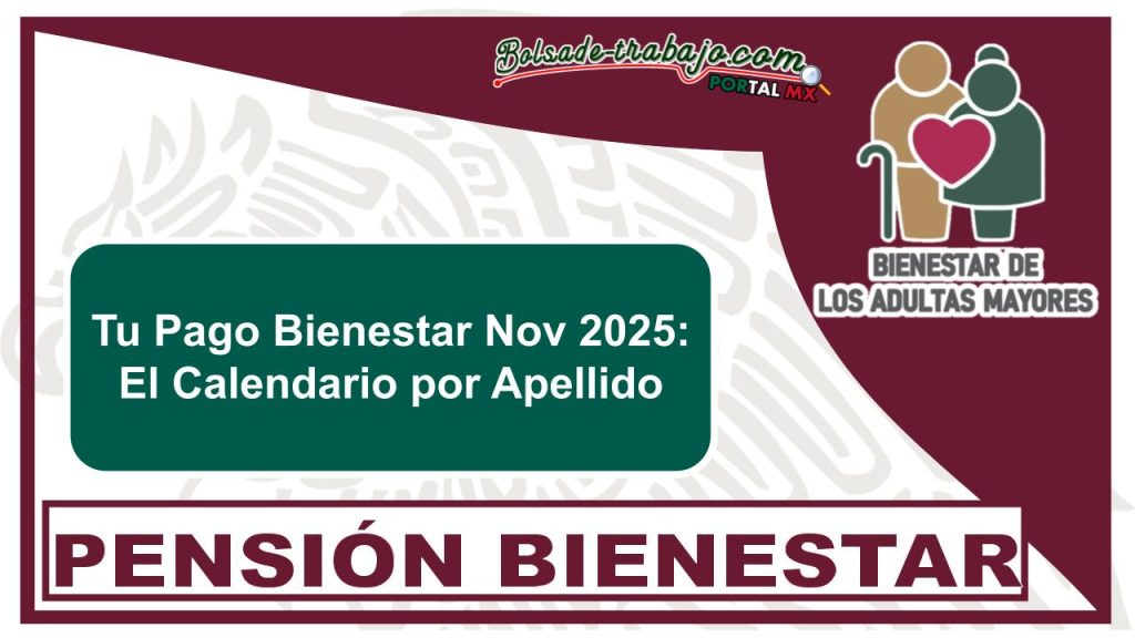 Tu Pago Bienestar Nov 2025: El Calendario por Apellido