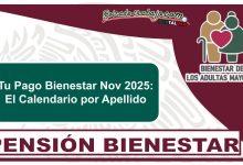 Tu Pago Bienestar Nov 2025: El Calendario por Apellido