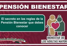 El secreto en las reglas de la Pensión Bienestar que debes conocer