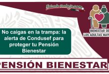 No caigas en la trampa: la alerta de Condusef para proteger tu Pensión Bienestar