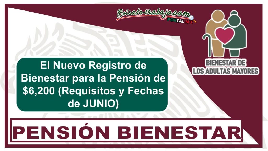 El Nuevo Registro de Bienestar para la Pensión de $6,200 (Requisitos y Fechas de JUNIO)