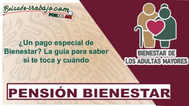 ¿Un pago especial de Bienestar? La guía para saber si te toca y cuándo