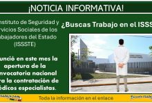 ¿Buscas Trabajo en el ISSSTE? ¡Esta es la lista de empleos que está ofreciendo en este mes de febrero!