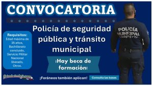 ¡Foráneos pueden participar! Cadereyta de Montes lanza convocatoria de reclutamiento con beca durante el curso de formación inicial para Policía de Seguridad Pública y Tránsito Municipal – Conoce los requisitos solicitados