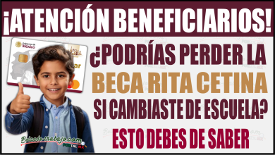¿Cambiaste de escuela o turno? Esto debes saber para no perder la Beca Rita Cetina