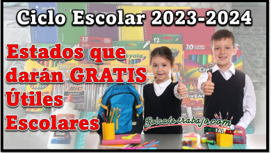 Ciclo Escolar 2023-2024: Estados que darán GRATIS Útiles Escolares