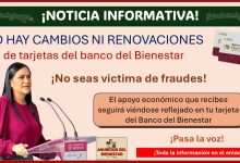 ¿Cobras tu pensión o beca con la tarjeta del banco del Bienestar? ¡No hay cambios ni renovaciones, no caigas en fraudes! Toda la información aquí