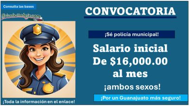 Con salario de $16,000.00 Cortázar lanza convocatoria para Policía Municipal teniendo solo el Bachillerato – Conoce las bases de participación