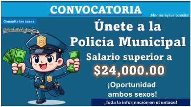 Con salario superior a los $24,000.00 Nuevo León lanza convocatoria para todo el país para policía municipal ¡aquí te diremos cómo aplicar en este municipio!