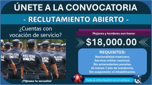 Con sueldo de $18,000.00 la Secretaría de Seguridad y Protección Ciudadana de Tijuana invita a su convocatoria de reclutamiento policial ¡Esto necesitas para aplicar con hasta 45 años!