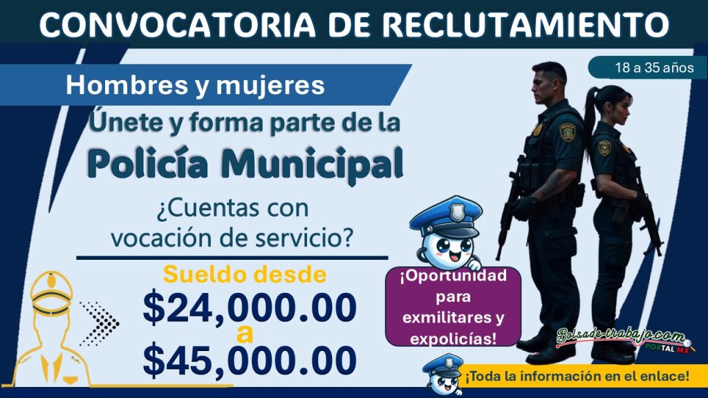 Con sueldo de $24,000 a $45,000 la policía de San Nicolás, Nuevo León ha lanzado su convocatoria de reclutamiento ¡Estos necesitas para aplicar!