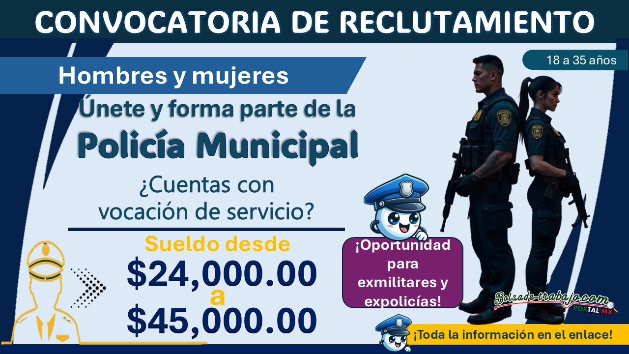 Con sueldo de $24,000 a $45,000 la policía de San Nicolás, Nuevo León ha lanzado su convocatoria de reclutamiento ¡Estos necesitas para aplicar! 1 Con sueldo de $24,000 a $45,000 la policía de San Nicolás, Nuevo León ha lanzado su convocatoria de reclutamiento ¡Estos necesitas para aplicar!