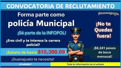 Con sueldo de hasta $15,390.09 pesos, el Instituto para la Formación Policial (INFOPOL) invita a unirse al área de policía municipal ¡Estos son los requisitos!