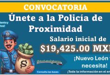 Con sueldo integrado de $19,425.00 puedes ser parte de la policía de proximidad de Apodaca Nuevo León, aquí te brindamos toda la información