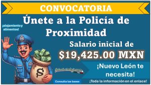 Con sueldo integrado de $19,425.00 puedes ser parte de la policía de proximidad de Apodaca Nuevo León, aquí te brindamos toda la información