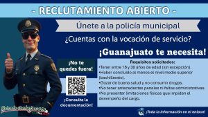 Conoce la convocatoria de reclutamiento policial de Acámbaro, Guanajuato ¡Estos son los requisitos solicitados!