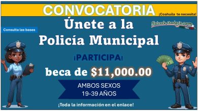 Conoce los 4 requisitos básicos para participar en la convocatoria de reclutamiento de la policía municipal de Piedras Negras, Coahuila de Zaragoza, goza de la beca de $11,000.00 durante la capacitación