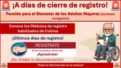 Conoce los Módulos de registro habilitados de Colima para unirse a la Pensión de Adultos Mayores ¡Últimos dos días de registro!