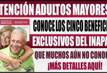 Conoce los cinco beneficios exclusivos que muchos adultos mayores aún no conocen del INAPAM