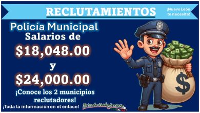 Conoce los dos municipios de Nuevo León que tienen abiertas sus convocatorias de reclutamiento policial con atractivos sueldos que van desde los $18,048.00 a $24,000.00