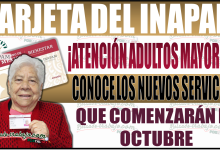 Conoce los nuevos servicios del INAPAM que comenzarán en octubre para adultos mayores