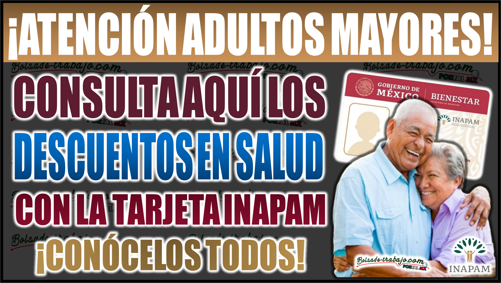 Consulta aquí los descuentos en salud para adultos mayores con la tarjeta INAPAM