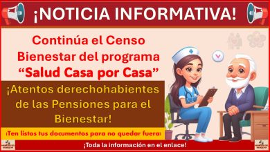 Continúa el Censo Bienestar del programa “Salud Casa por Casa” ¡Ten listos estos documentos para no quedar fuera!