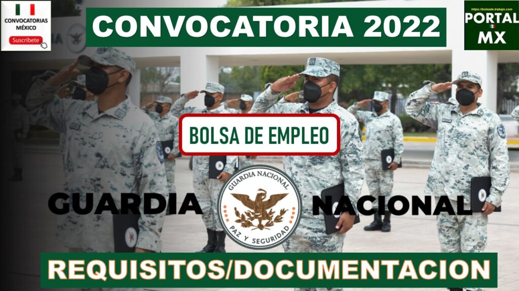 Convocatoria Guardia Nacional 2022-2023 Noviembre | PORTAL MX