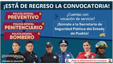 Convocatoria Policial abierta en Puebla | Únete a las Fuerzas Estatales de Seguridad como Policía Estatal Preventivo, Penitenciario o Bombero