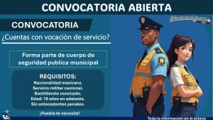 Convocatoria abierta: Sé policía municipal o de tránsito en Teteles de Ávila de Castillo